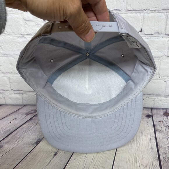 Vintage Hat Cap Snapback Gray UFA 25th Anniversary Giant Embroidered Logo Patch - Picture 8 of 9